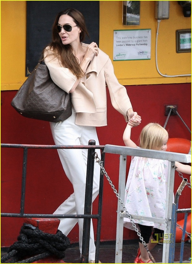 Celebrity Bag: Angelina Jolie's Louis Vuitton Love