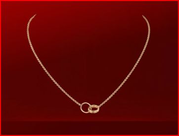 cartier love collection necklace
